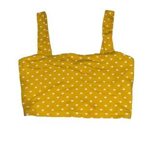 2 piece yellow Heart set -Size S